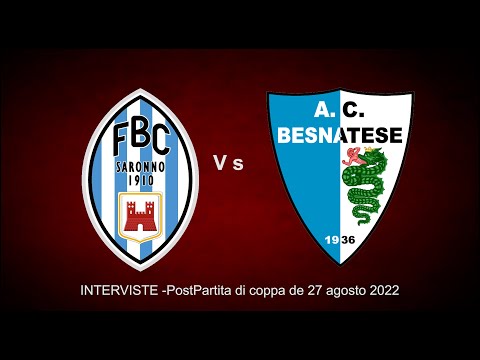 Interviste post partita FBC vs Besnatese a Mr. Rasini, Mr Tricarico e Manuel DiNoto.