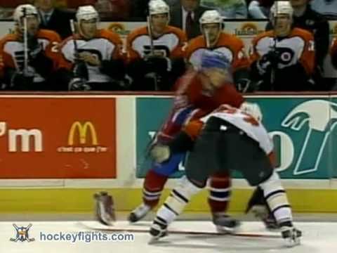 Donald Brashear vs Mike Komisarek