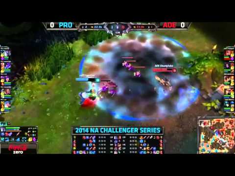 Team LoLPro vs Area of Effect | Game 1 - Quarterfinals | 2014 NA CS Summer #1 [HQ]