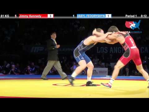 3RD PLACE: 61 KG Jimmy Kennedy (USA) vs. Vasyl Fedoryshyn (Ukraine)