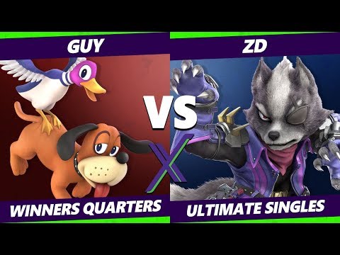Smash Ultimate Tournament - Guy (Duck Hunt)  Vs. ZD (Fox, Wolf) - S@X 301 SSBU Winners Quarters