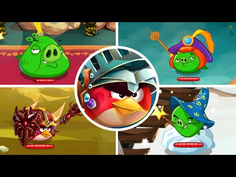 Angry Birds Epic - All Bosses (Boss Fights)