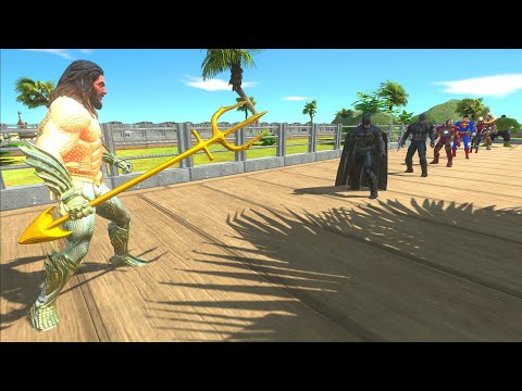 AQUAMAN vs MARVEL OASIS DEATH RUN - Animal Revolt Battle Simulator