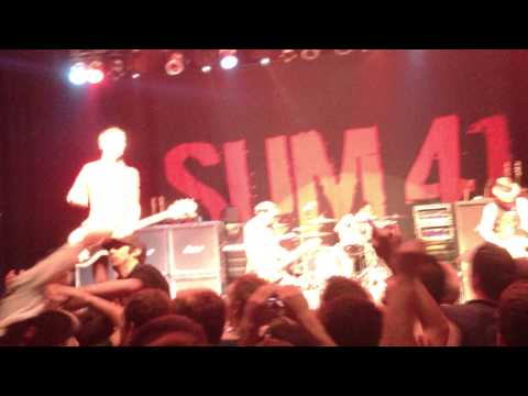 Sum 41 - Sabotage (Beastie Boys Cover) Live SLC 1/25/2013