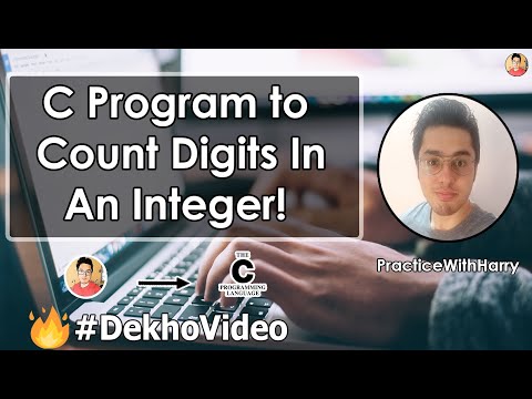 C Program to Count Number of Digits in an Integer