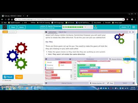 Code.org | Computer Science Discoveries | Unit 3 Lesson 9 part 2 exercises