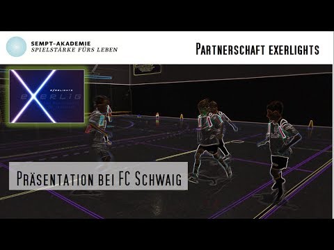 Präsentation Exerlights beim FC Schwaig FUSSBALL