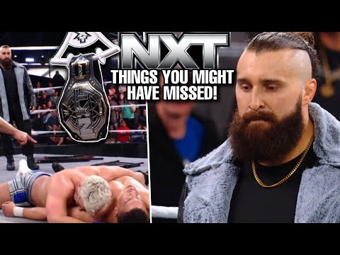 TONY D SNAPS! NXT TITLE LADDER MATCH SET! TATUM PAXLEY HEADBUTTS REFEREE! WWE NXT