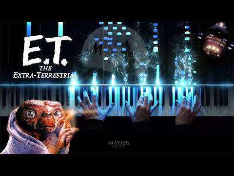 E.T. The Extra-Terrestrial (End Credits) - Adventures on Earth - Piano Duet. John Williams (1982)