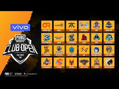 PMCO South Asia Playins Team Reveal | Fall Split | Vivo | PUBG MOBILE CLUB OPEN 2019