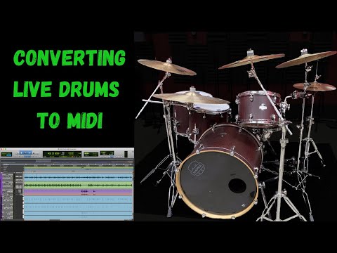 How to Convert Live Drums to Midi using Slate Trigger 2