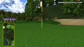 preview picture of video 'Golden Tee Great Shot on Alpine Run!'