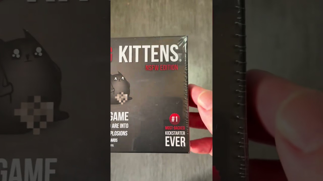 Exploding Kittens: NSFW Edition - Strategic Card Game for Adults & Friends | #game
