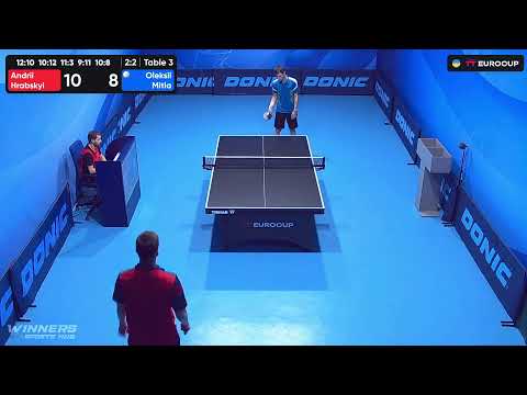 11:10 Andrii Hrabskyi - Oleksii Mitla 10.10.2023 TT Euro.Cup Ukraine Master. TABLE 3