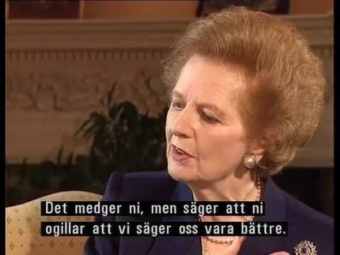 Stina möter Margaret Thatcher