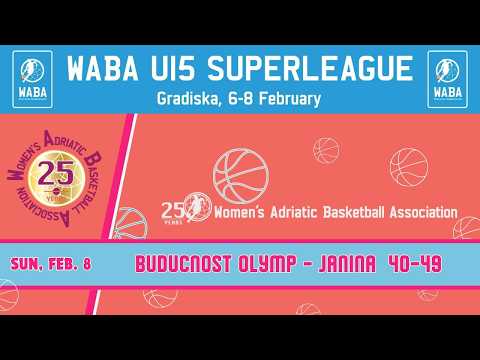 025-26 WABA U15 Superleague: Buducnost Olymp-Janina 40-49 (08/02)