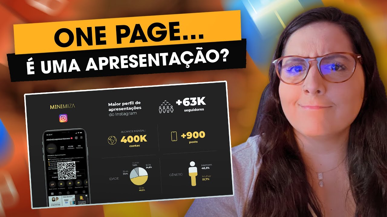 APRESENTAÇÃO ONE PAGE: O QUE É E COMO FAZER