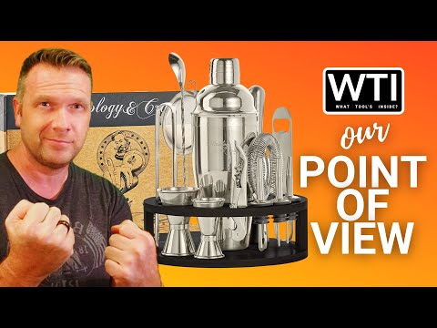 Mixology & Craft Silver Bartender Stand - WTI product video review