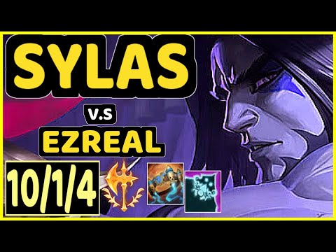 ADEPT (SYLAS) vs EZREAL - 10/1/4 KDA MID GAMEPLAY - EUW Ranked GRANDMASTER