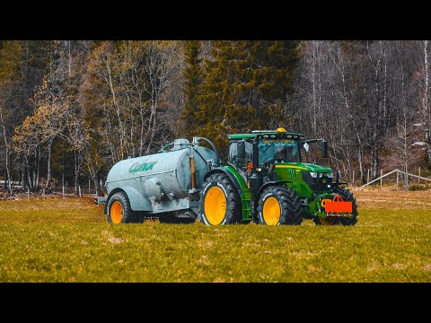 Slurry 2021 | JD 6155R | Spring Work | Våronn