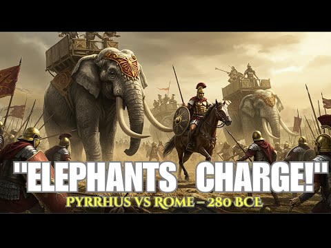 🔥 The Day Elephants Charged – Pyrrhus at Heraclea (280 BCE) | Rome’s First Battle with War Elephants