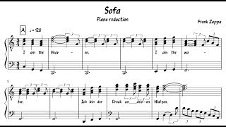 Sofa by Frank Zappa (piano transcription)
