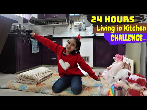 Living In KITCHEN For 24 Hours Challenge | #LearnWithPari