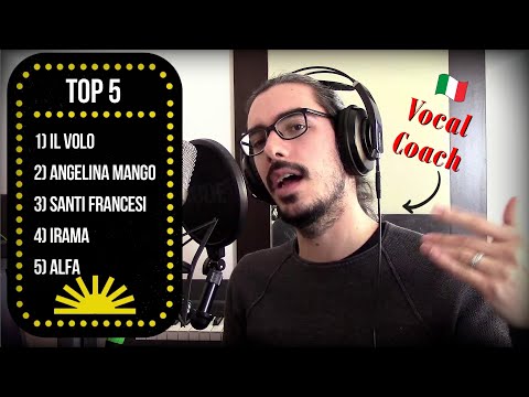My TOP 5 of DUETS / COVERS of Sanremo 2024!! // REACTION & ANALYSIS by Italian Vocal Coach