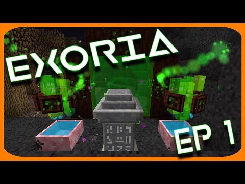 Start the new Pack | Exoria mod pack | Modded Minecraft | ep 1
