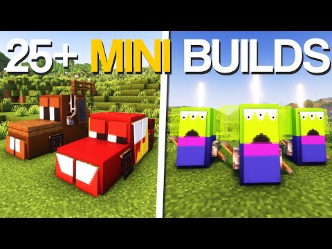 Minecraft: 25+ Mini Build Hacks & Ideas!