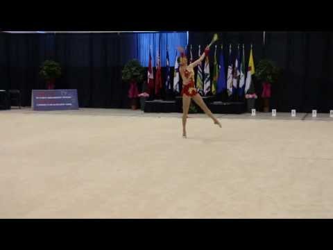 Maria Kitkarska - Day 2 - Clubs - 2013 Canadian Rhythmic Gymnastics Championships