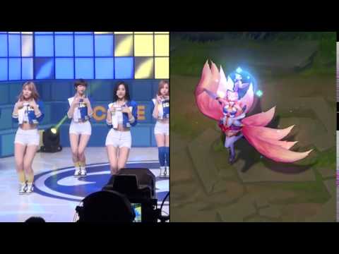 League Of Legends - Star Guardian Ahri Dance Reference of Orange Caramel & Twice!