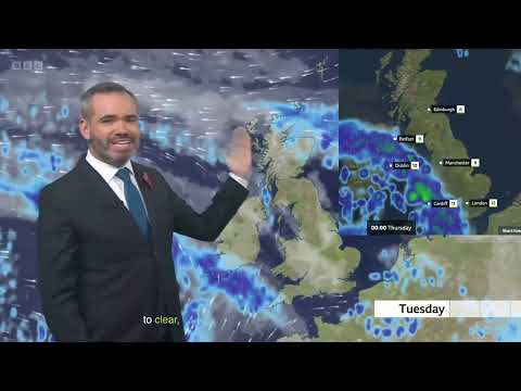 UK WEATHER FOR THE WEEK AHEAD Unsettled weather to end October - 29/10/23