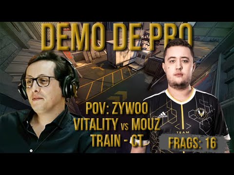 [PT] CS 2 -  zorlaK Analisa: PoV ZYWOO - VITALITY vs MOUZ - TRAIN (CT-SIDE) [Demo de Pro]