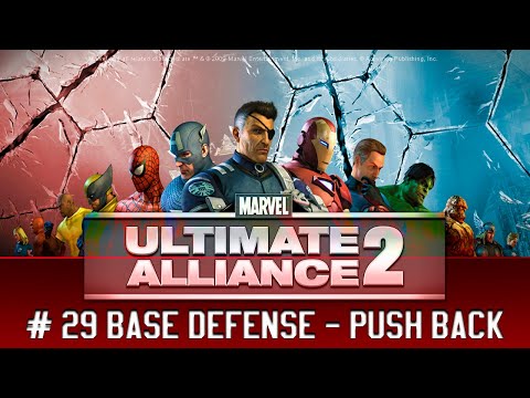 Marvel Ultimate Alliance 2 Gameplay - (PC/2K 60FPS) - Anti-Registration: Base Defense - Push Back
