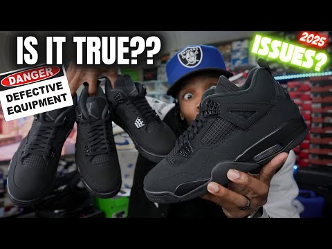 UH OHH…. YOU MIGHT WANT TO CHECK THIS OUT BEFORE BUYING A PAIR OF 2025 JORDAN 4 BLACK CATS!