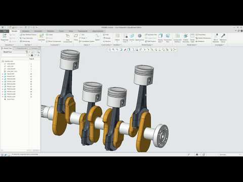 CREO 4.0: Pin and Cylinder Connection