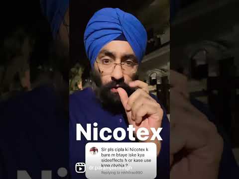 Can nicotex stop smoking habit and is nicotine chewing gum safe  #shorts by dr.education