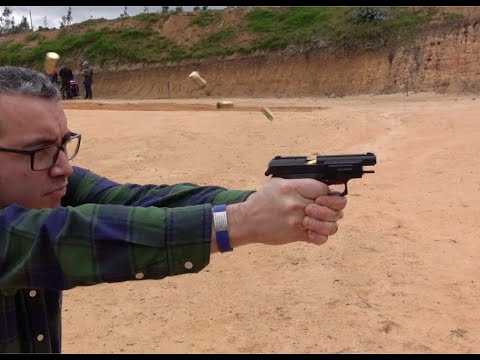 Automatic rubber bullet pistol - Colombia South America