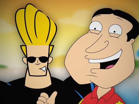 Johnny Bravo vs Quagmire. Epic Rap Battles of Cartoons Season 3.