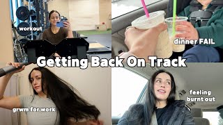 Getting Back To Routine After Being Sick! Working Mom Edition 🤧