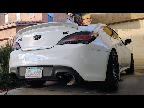 2011 Hyundai Genesis Coupe 2.0t Rspec turbo xs rs free flowing exhaust tial bov stuffed turbo.