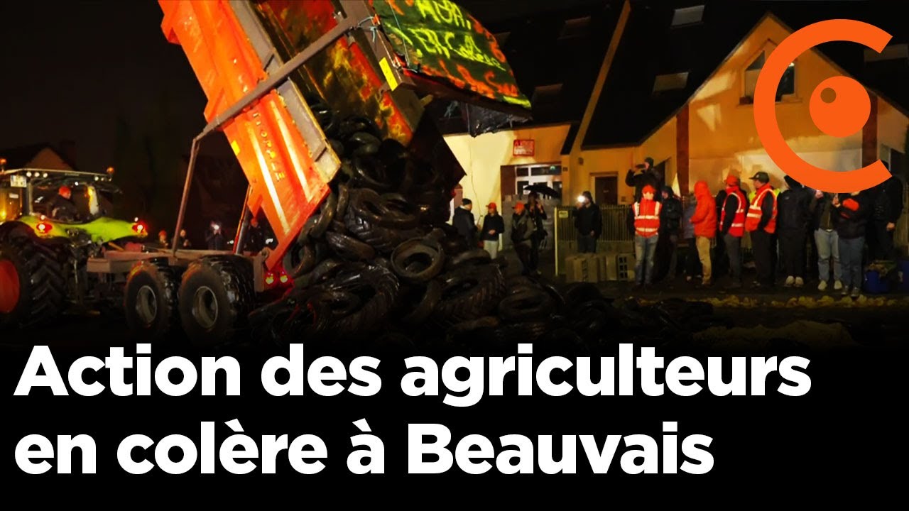 REPLAY - Manifestation des agriculteurs en colère à Beauvais : revenus agricoles & Mercosur