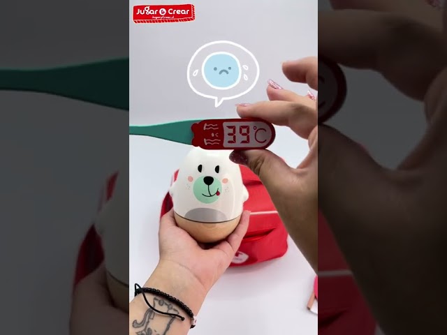 Vídeo relacionado con Hape | Juego de Madera para niños | Kit de Doctor con Instrumentos interactivos