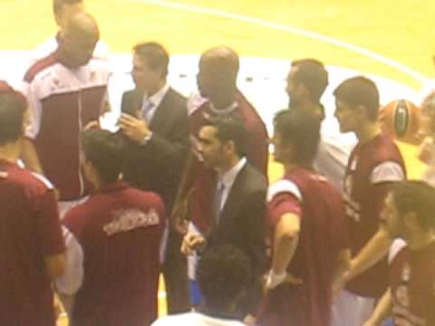 Obradoiro CAB - Bizcaia Bilbao. Antes del partido...