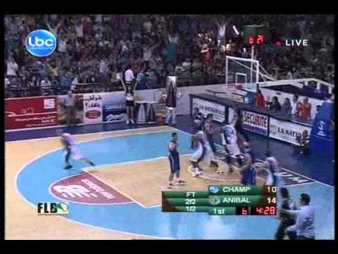 Marcus Haislip and Nadim Hawe dunks vs Anibal Zahle