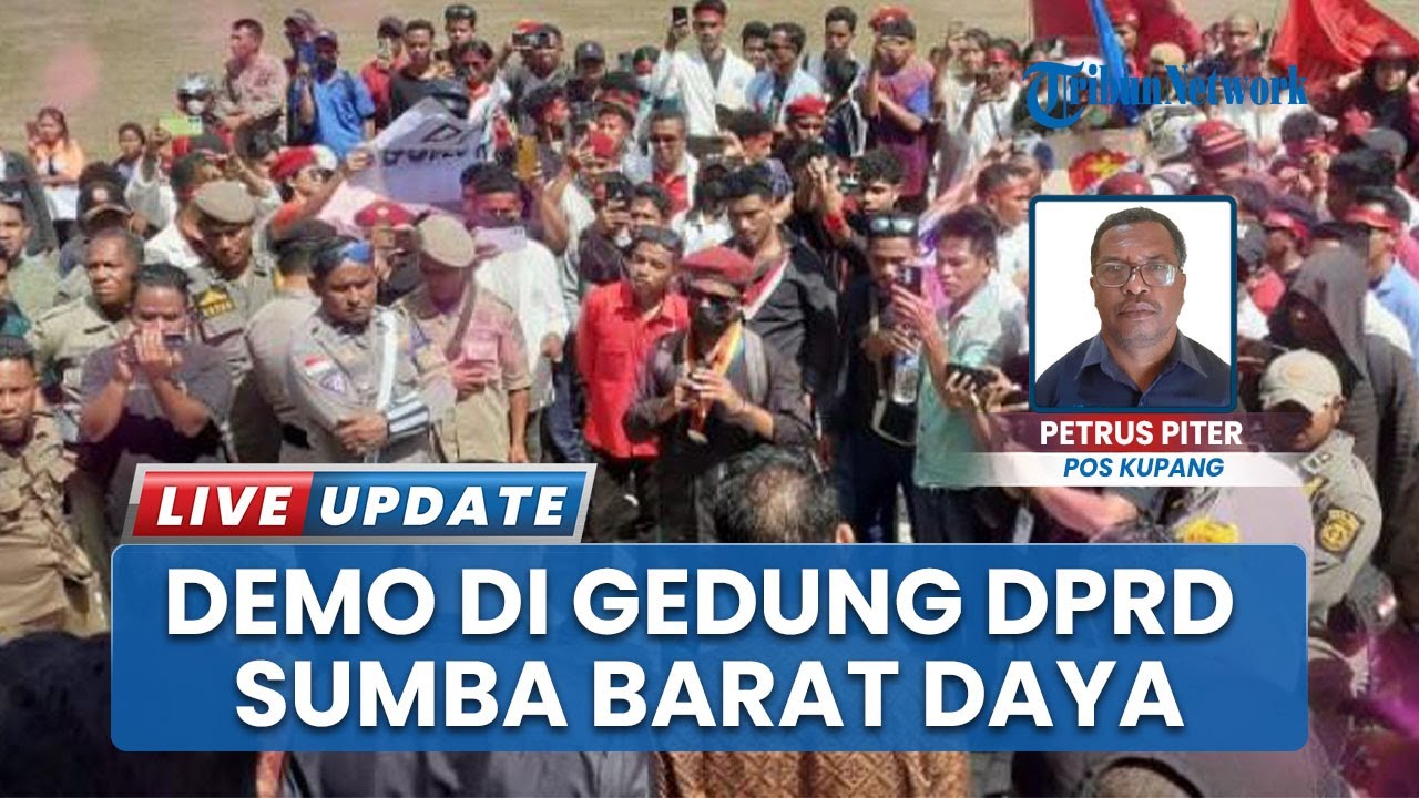Demo ke DPRD Sumba Barat Daya, Massa Aksi Mahasiswa Desak Turunkan Tunjangan DPRD