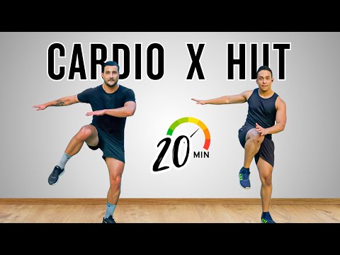 20 MIN CARDIO HIIT para perder barriga rápido, sem equipamentos e em casa