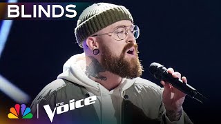 Jamison Puckett Takes His Chance with His Cover of &quot;Faithfully&quot; | The Voice Blind Auditions | NBC