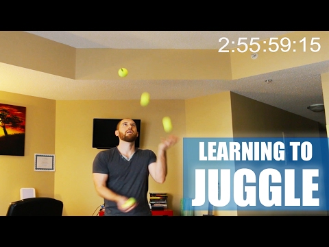 Learn to 4 Ball Juggle in 2 Hours & 56 mins